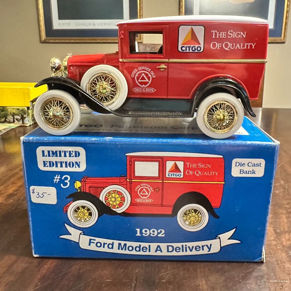 1992 Ford Model A Delivery Die-Cast Coin Bank CITGO